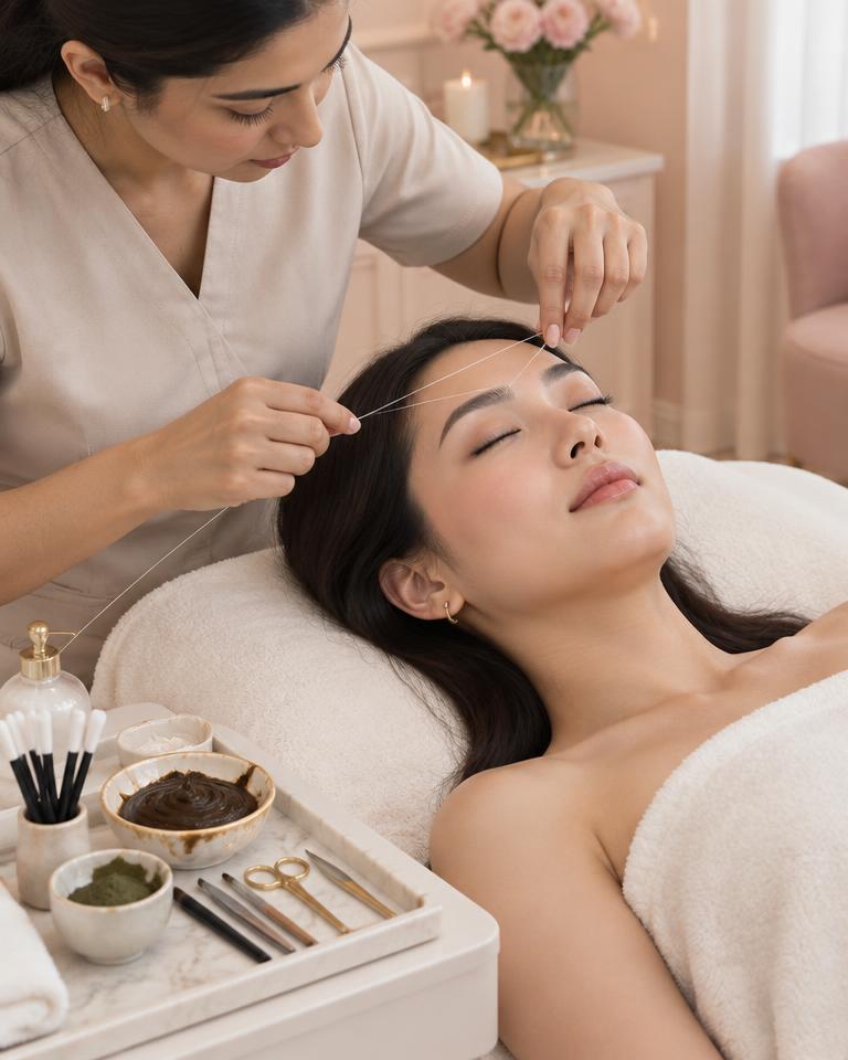 Depilación con Hilo , servicio profesional de Beauty & Brows