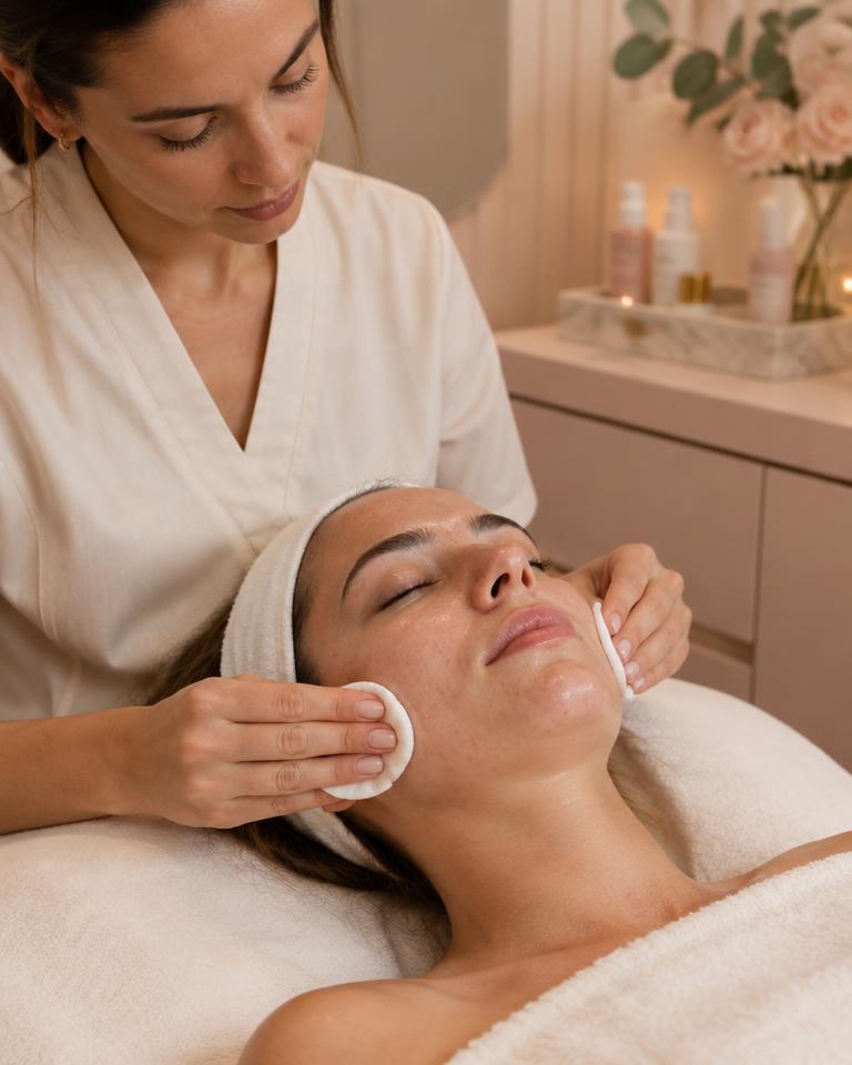 Limpieza Facial Acne, tratamiento facial profesional
